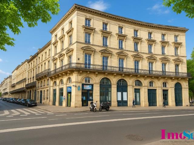 Bureaux à vendre Bordeaux centre Vue Place des Quinconces