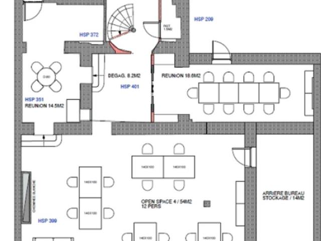 Bureaux à vendre Paris 8, proche métro, RER et bus