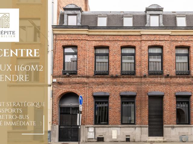 BUREAUX à vendre surface 1160m2 LILLE Saint Sauveur