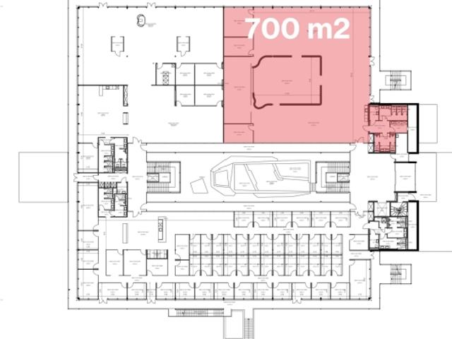 Bureaux plug & play 700 m² Meyrin
