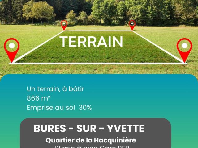 Bures sur Yvette Vente Terrain 91