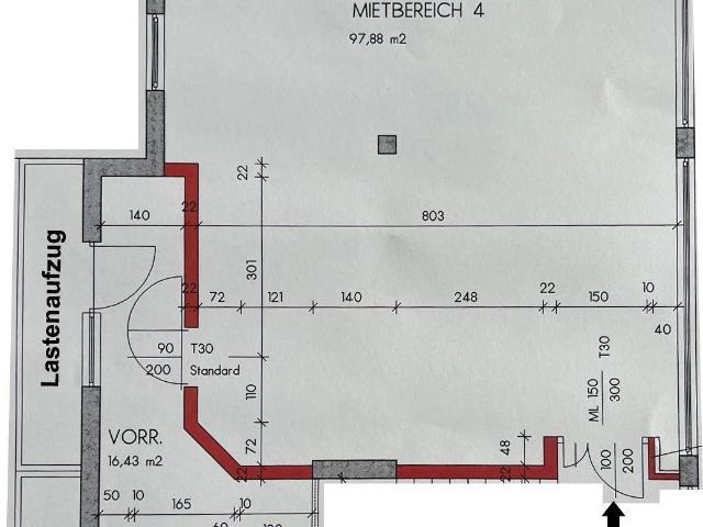 Büro / Ordination in Zentrumsnähe von Schwarzach 98 m²
