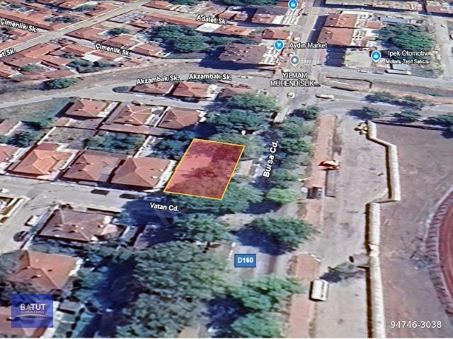 BURSA YENİŞEHİR'de SATILIK İMARLI ARSA 450 m 3 KAT İMAR
