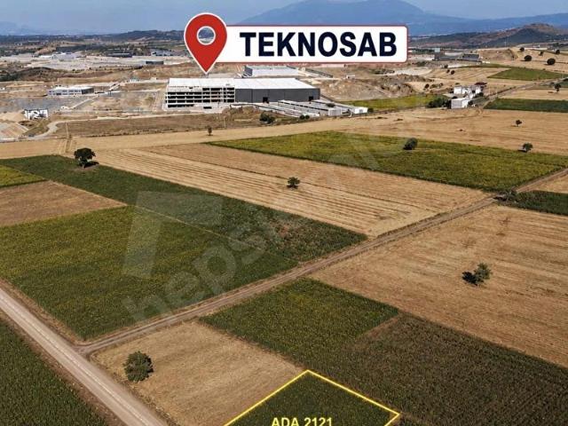 BURSA KARACABEY TEKNOSAB YANINDA SATILIK TEK TAPU TARLA