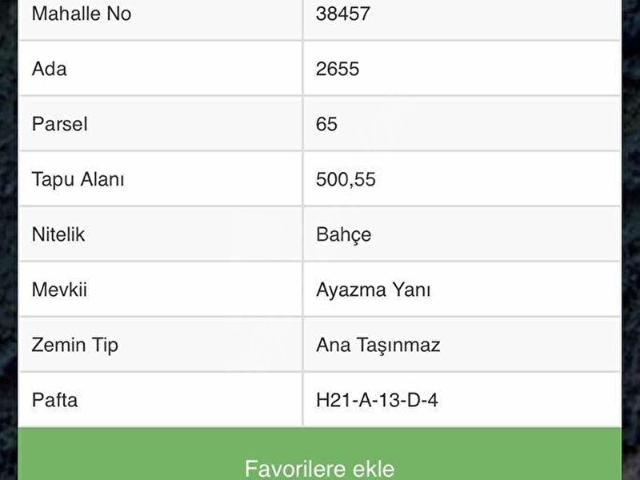 BURSA MUDANYA MESUDİYEDE 500M2 TEK TAPU TARLA DENİZ MANZARALI