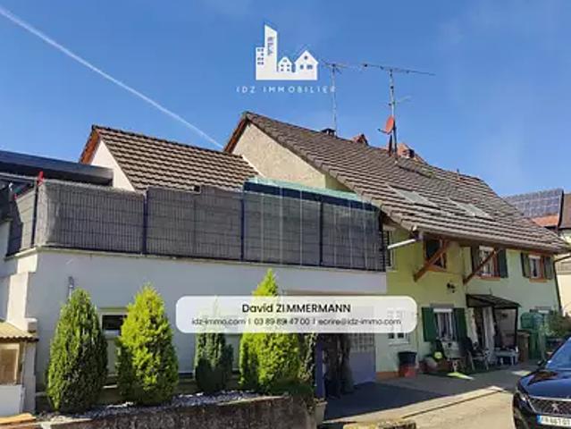Buschwiller 68220 Achat / Vente maison 7 pièces t7 terrasse