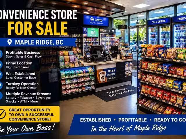 Business for sale in Maple Ridge, Maple Ridge, 11500 Confident.