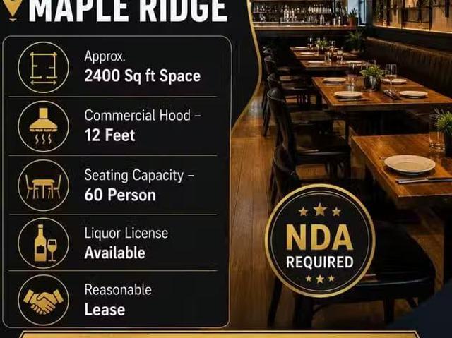Business for sale in Maple Ridge, Maple Ridge, Confidential ad.