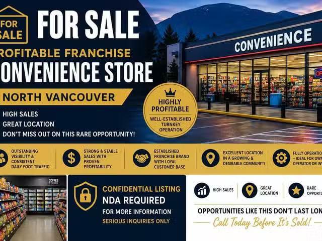 Business for sale in North Vancouver, North Vancouver, 11518 C.