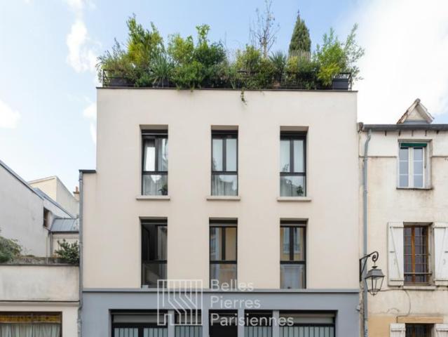 Butte aux Cailles Maison d'architecte avec rooftop végétal