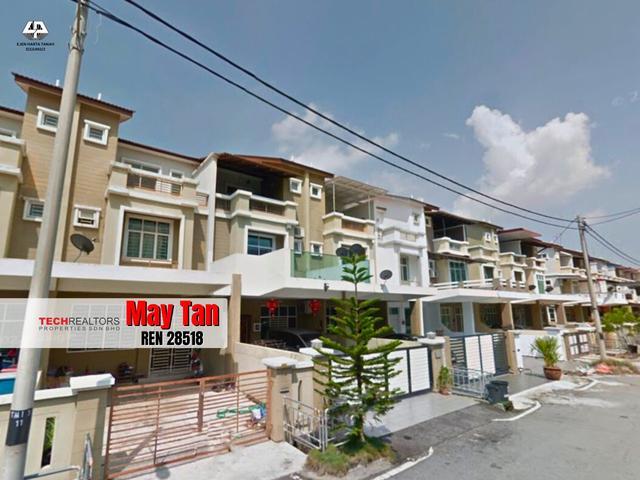 BUTTERWORTH 3 storey Terrace LONG CARPORCH Merbau Indah near RAJA UDA