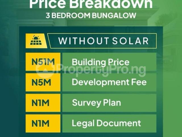 Buy 3 Bedroom Bungalow in Eleko, Ibeju Lekki Lagos 7MPQF | PropertyPro Nigeria