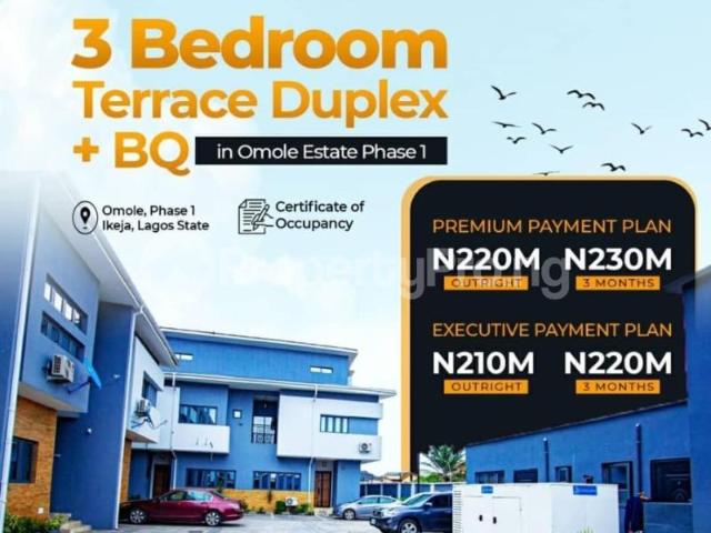 Buy 3 Bedroom Terraced Duplex With Penthouse in Agidingbi, Ikeja Lagos 6MSRV | PropertyPro Nigeria