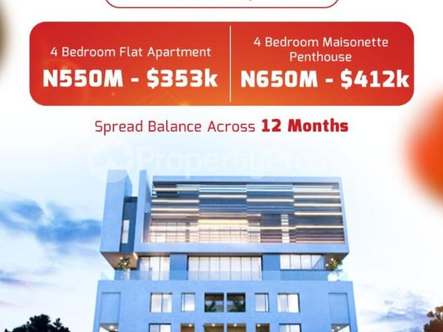 Buy 4 Bedroom Flat in ONIRU, Victoria Island Lagos 2MKRV | PropertyPro Nigeria