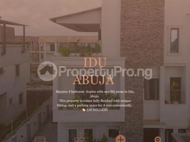 Buy 5 Bedroom Semi Detached Duplex in Idu Abuja 8LUYR | PropertyPro Nigeria