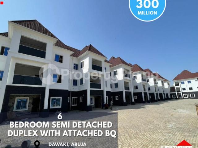 Buy 6 Bedroom Semi Detached Duplex With Bq in Sub Urban District Abuja 2MFLG | PropertyPro Nigeria