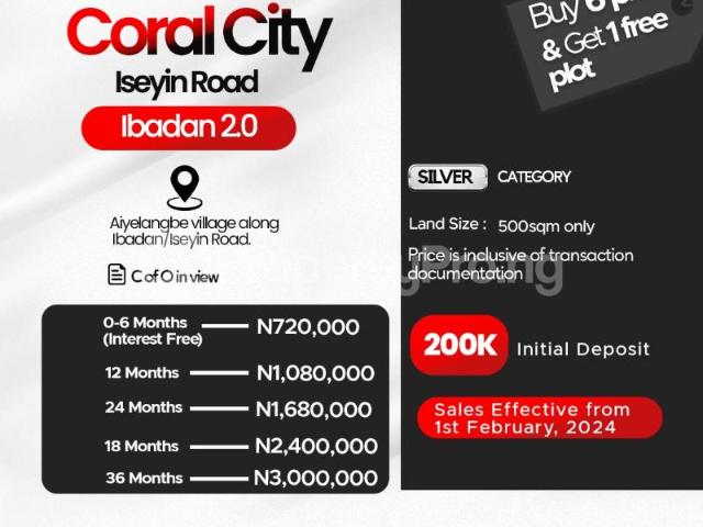 Buy Coral City 2.0 in Iseyin Oyo 5LHEM | PropertyPro Nigeria