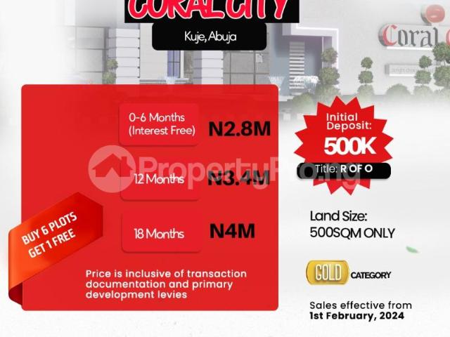 Buy Coral City Kuje in Kuje Abuja 8LHBB | PropertyPro Nigeria