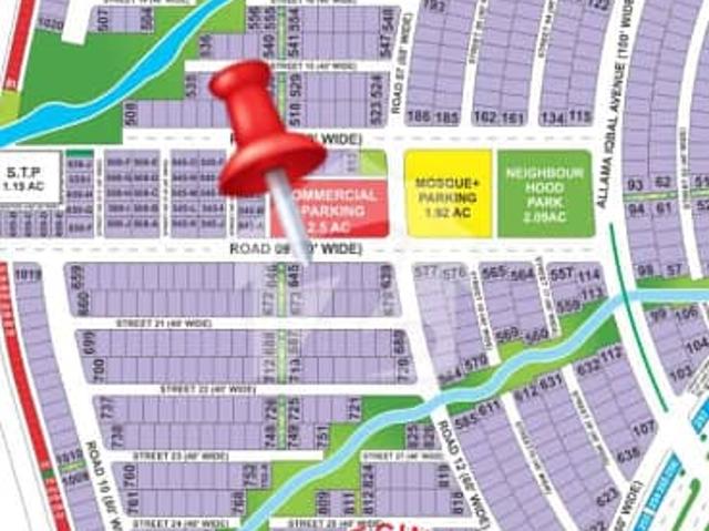 Buy A Centrally Located 560 Square Yards Corner Residential Plot In Bahria Town Precinct 4