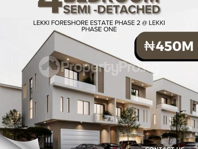 Buy Bedroom Semi Detached Duplexes in Lekki Lagos 4LNKN | PropertyPro Nigeria