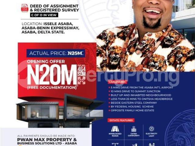 Buy Land in Asaba Delta 8MMVH | PropertyPro Nigeria