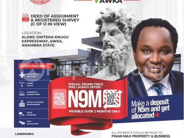 Buy Land in Awka North Anambra 5MMVL | PropertyPro Nigeria