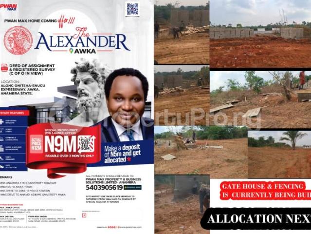 Buy Land in Awka South Anambra 0MNKX | PropertyPro Nigeria