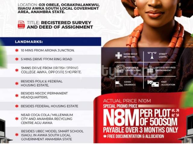 Buy Land in Awka South Anambra 4MNLB | PropertyPro Nigeria
