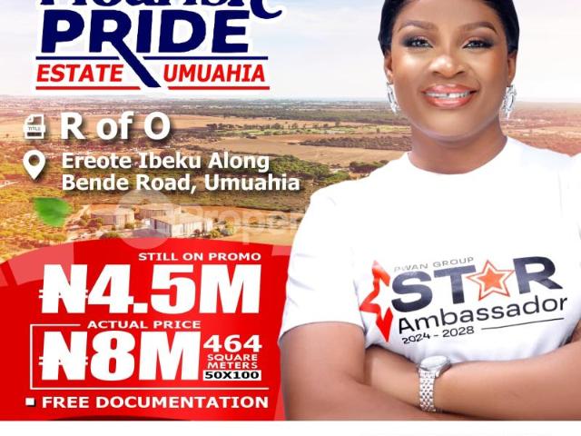 Buy Land Measuring 464sqm in Umuahia North Abia 2NBPS | PropertyPro Nigeria