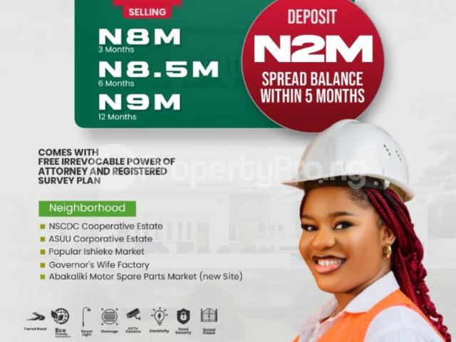 Buy Land Measuring 465sqm in Abakaliki Ebonyi 7NSWG | PropertyPro Nigeria