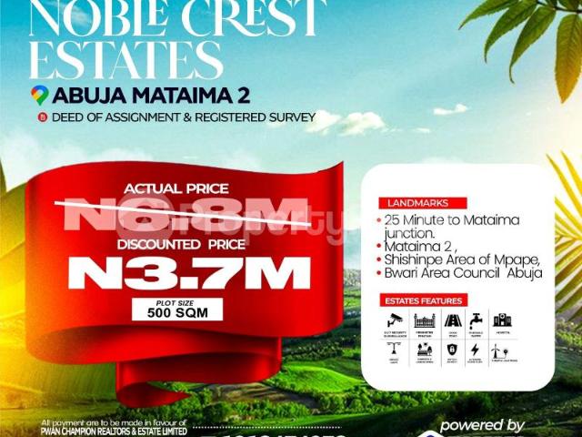 Buy Land Measuring 500sqm in Maitama Abuja 0NAJQ | PropertyPro Nigeria