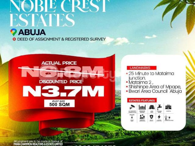 Buy Land Measuring 500sqm in Maitama Abuja 7NCZW | PropertyPro Nigeria