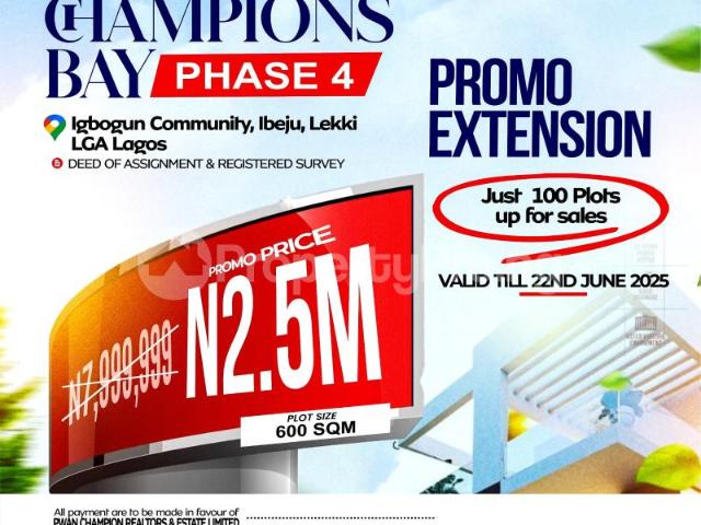 Buy Land Measuring 600sqm in Ibeju Lekki Lagos 2NCZX | PropertyPro Nigeria