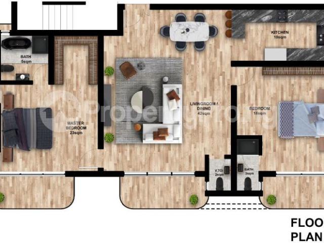 Buy Luxury 2 Bedroom Apartment in Lekki Phase 1, Lekki Lagos 7MHMF | PropertyPro Nigeria