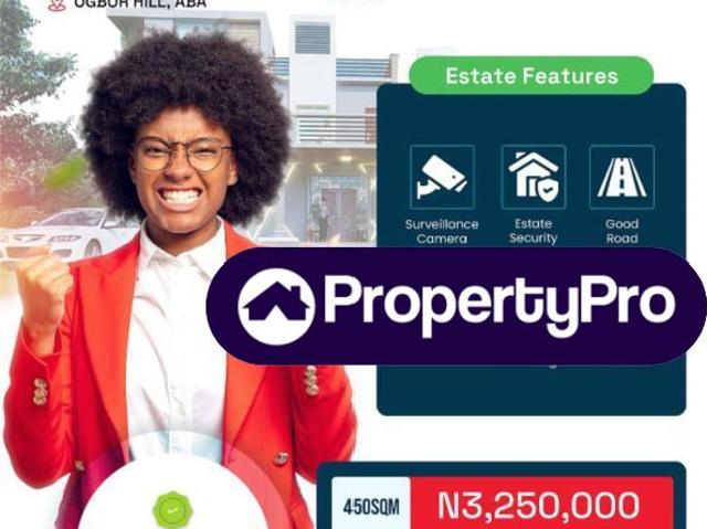 Buy Land Measuring 450sqm in Aba Abia 8MYCG | PropertyPro Nigeria