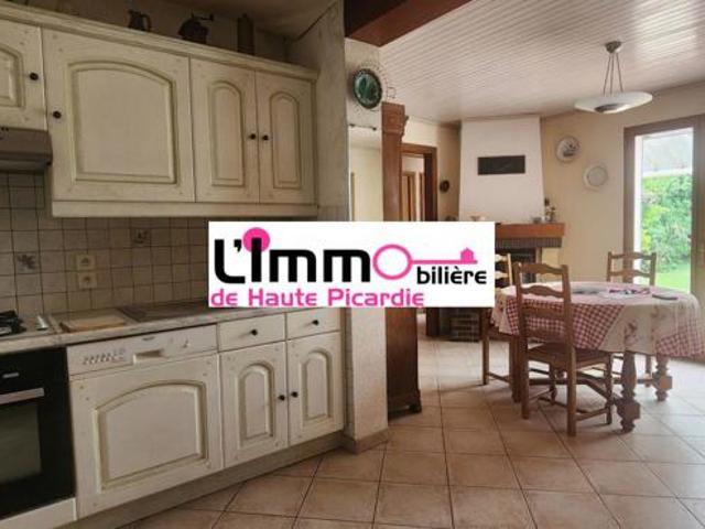 Maison de 126 m² avec grand jardin à Guillaucourt