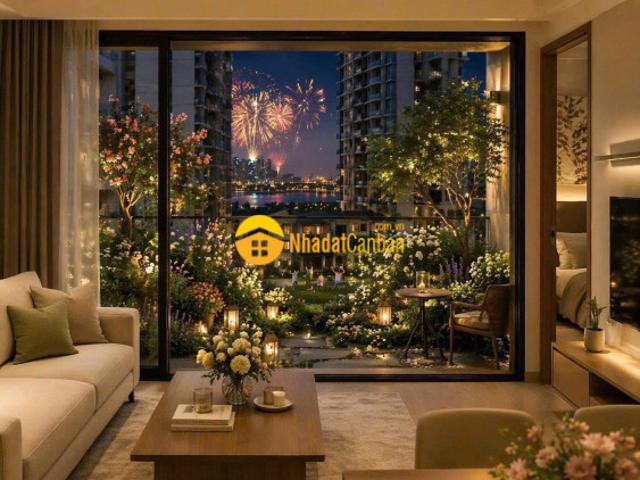 Căn 1br rộng như 2pn tại sun fours tower đà nẵng tặng sân vườn 16,2m² chỉ 2,6 tỷ