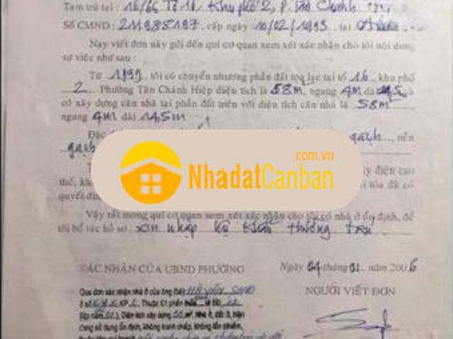 Cần bán nhà ở n q 12