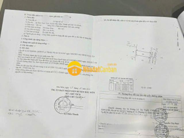 Cần bán căn nhà cấp 4. Dt 80m2 ở thới tam thôn hóc môn giá 720 triệu