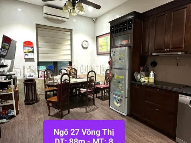 Cần bán Duy nhấtLô góc 2 mặt ngõ, giá mềm chỉ có 248triệu/m2 tại Võng Thị, 150m ra Hồ Tây