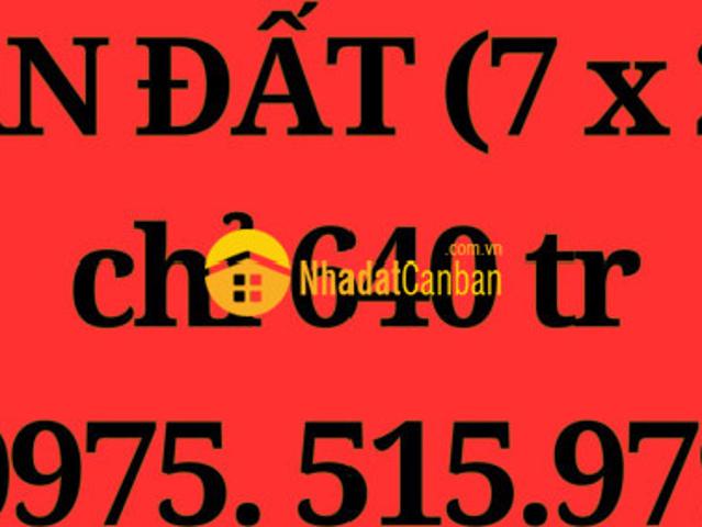 Cần bán lô đất 7x20 tam an phú ninh giá tốt