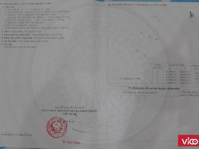 Cần Bán Đất Nền Tại Xã Long ThọNhơn Trạch Địa ốc Thuận Lộc