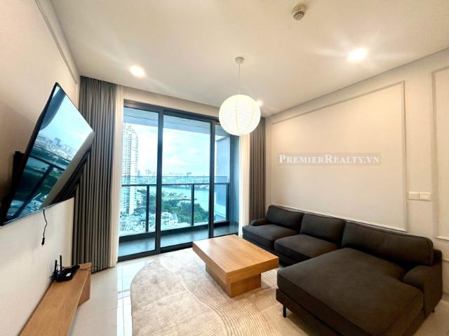 Căn hộ 5 sao 2PN+1 Sunwah Pearl cho thuê, full nội thất cao cấp