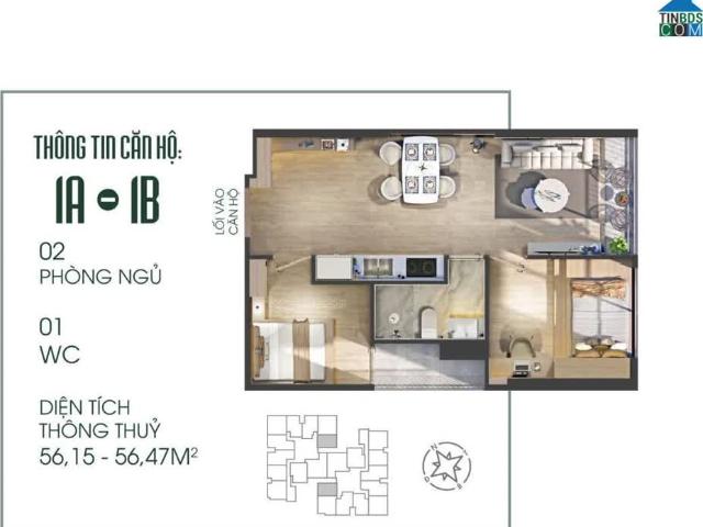 Căn hộ 2PN chuẩn Resort trong Ecopark Có Đắt khí chỉ 3,6 tỷ là nhận nhà ở ngay