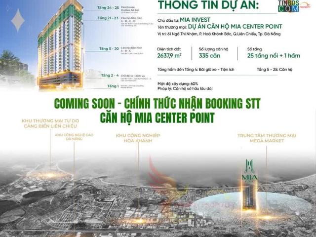 Căn hộ trung tâm Kinh tế Đà Nẵng chỉ 550tr sở hữu ngay 2PN/70m2