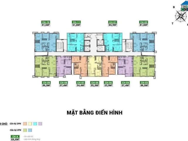 Căn Hộ View Mặt Hùng Vương – Trung Tâm Ngã 6 Bắc Giang Chung Cư Thiên Ân