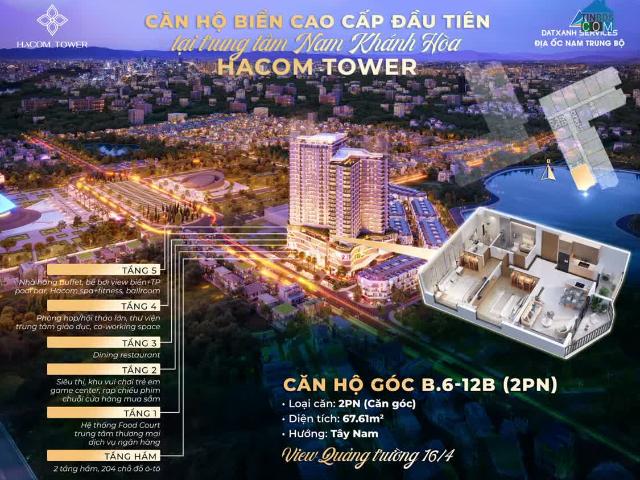 Căn hộ cao cấp 2 phòng ngủ Hacom Tower