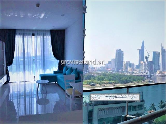 Căn hộ cho thuê tại Sunwah Pearl 2 phòng ngủ bàn giao có nội thất
