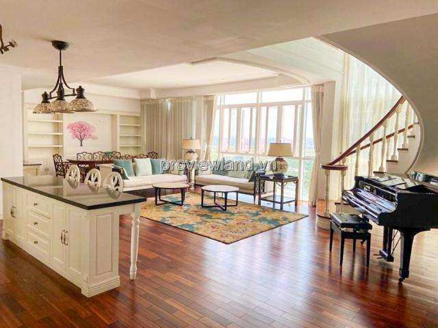 Căn hộ Duplex The Vista cần cho thuê căn hộ 350m2 với 4 phòng ngủ full nội thất