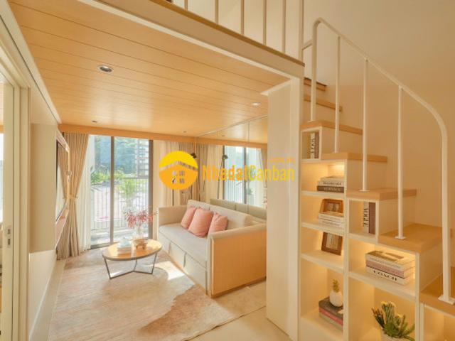 Căn hộ gác xếp 1br độc đáo tòa p25 sun urban city hà nam